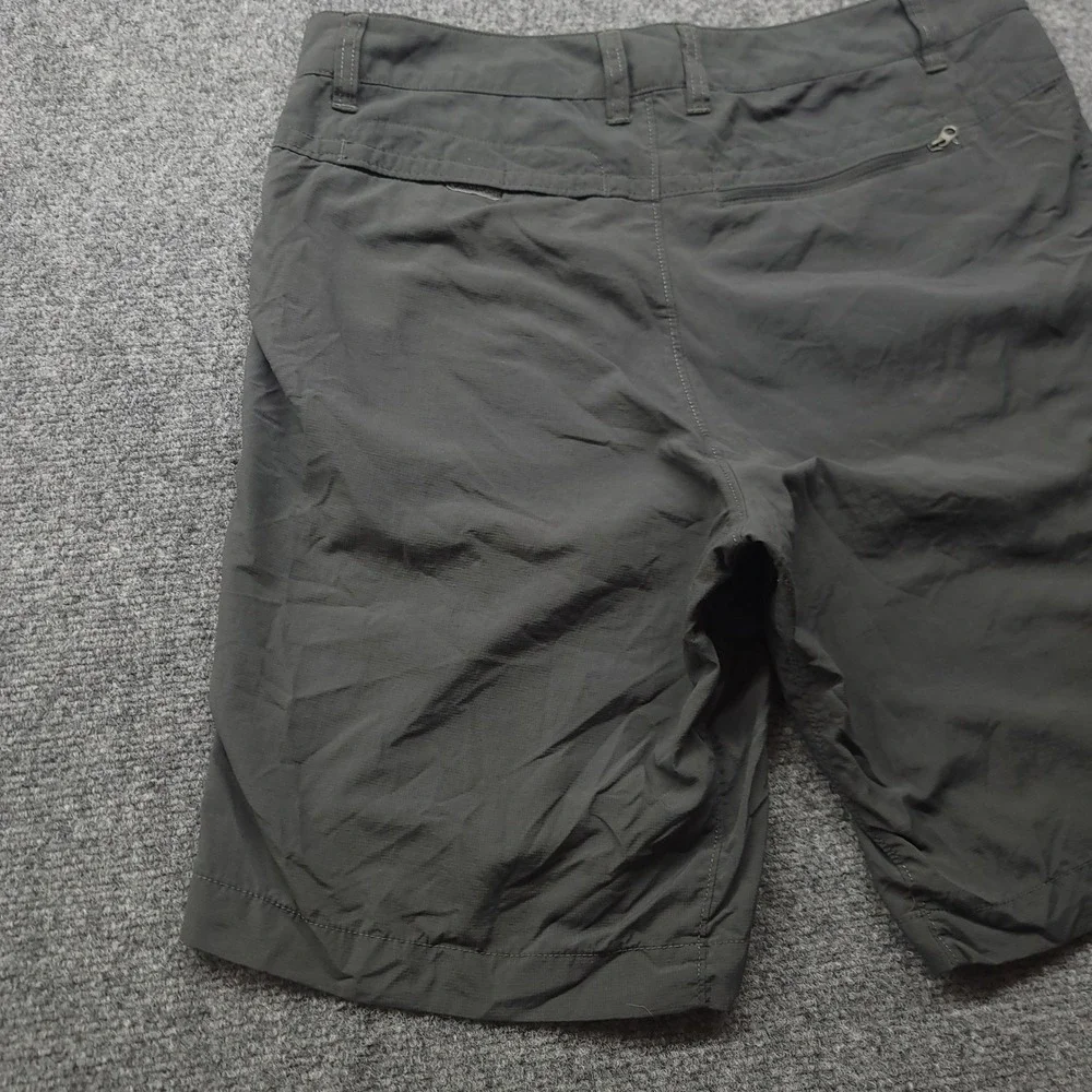 The North Face Men Paramount Peak II Shorts Gray Cargo Hiking Nylon CE7L Size 32